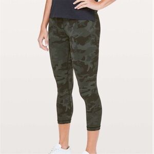 Lululemon Align Crop 21" Incognito Camo Multi Gator